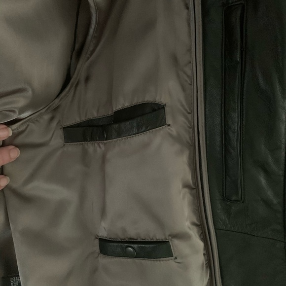 VINTAGE WILSON’S LEATHER PELLE STUDIO THINSULATE MEN’S TRENCH. XL. EUC - Picture 10 of 16